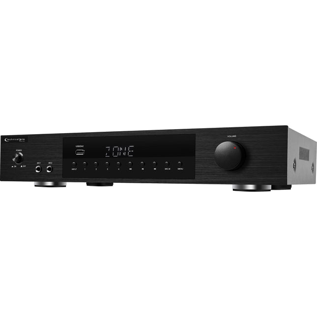 Technical Pro PA4400 Amplificador Digital Clase D 8 Canales 4 Zonas Bluetooth DSP