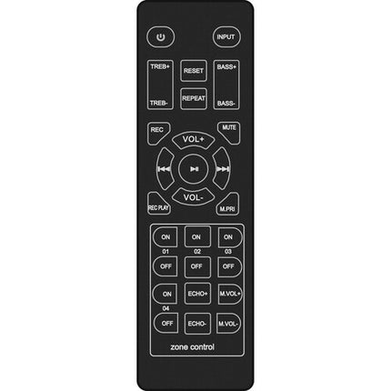 Technical Pro PA4400 Amplificador Digital Clase D 8 Canales 4 Zonas Bluetooth DSP