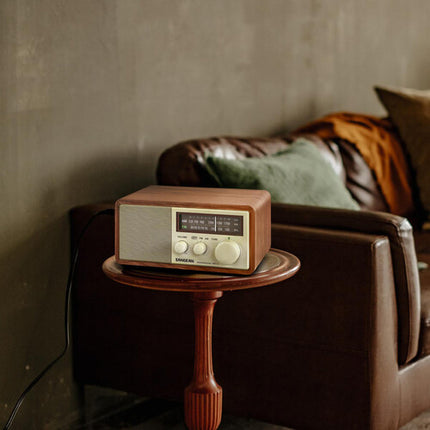 Sangean WR-11 Radio AM/FM Madera 6.5W Altavoz 3 Pulgadas Aux