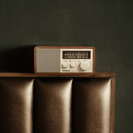Sangean WR-11 Radio AM/FM Madera 6.5W Altavoz 3 Pulgadas Aux