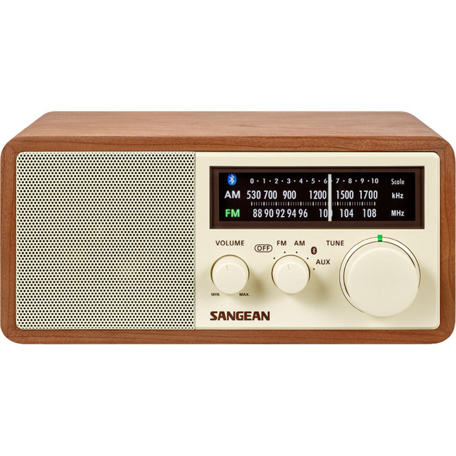 Sangean WR-16 Radio AM/FM Madera Bluetooth 10W Altavoz 3 Pulgadas