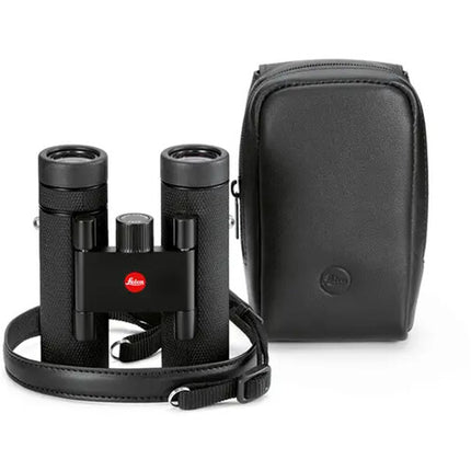 Leica 10x25 Noctivid Prismáticos Compactos con Funda de Cuero Negro