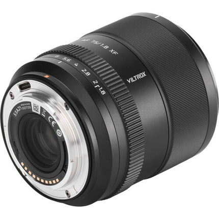 Viltrox 75mm f/1.8 EVO AF Teleobjetivo para Fujifilm X APS-C Resistente al Clima