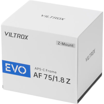 Viltrox 75mm f1.8 EVO AF Lente Telefoto Rápida APS-C para Nikon Z