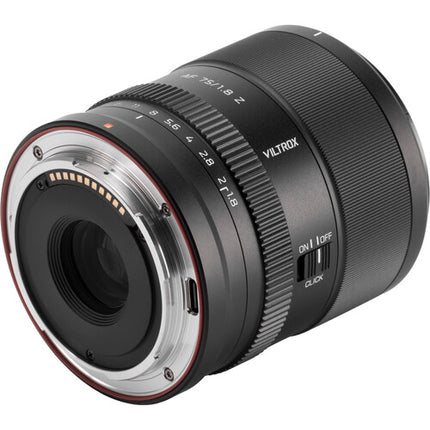 Viltrox 75mm f1.8 EVO AF Lente Telefoto Rápida APS-C para Nikon Z