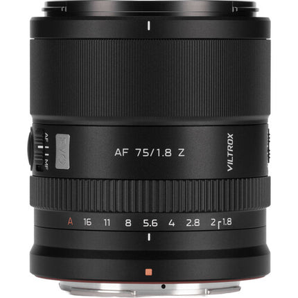 Viltrox 75mm f1.8 EVO AF Lente Telefoto Rápida APS-C para Nikon Z