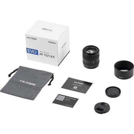 Viltrox 75mm f/1.8 EVO AF Objetivo Telefoto Compatible Sony E F1.8