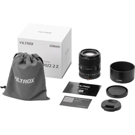 Viltrox 90mm f 2.2 EVO AF Objetivo Teleobjetivo Prime APS C Nikon Z Kit Completo