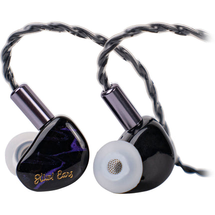 Kiwi Ears by Linsoul Cadenza Auriculares Intrauditivos Morado 10mm Beryllium Cable Desmontable
