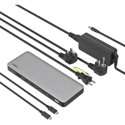 Belkin Thunderbolt 4 Dock Estación de acoplamiento con carga 96W y 40 Gb/s de transferencia