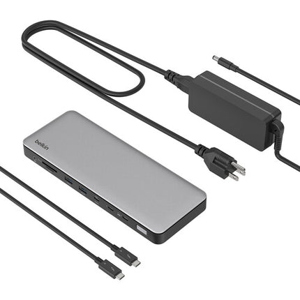 Belkin Thunderbolt 4 Dock Estación de acoplamiento con carga 96W y 40 Gb/s de transferencia