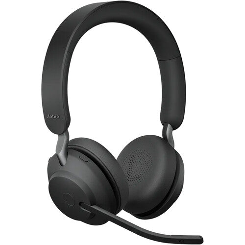 Jabra Evolve2 65 Link 390c Auricular Estéreo Inalámbrico USB-C Bluetooth 40mm Drivers 37 Horas Batería con Soporte de Escritorio