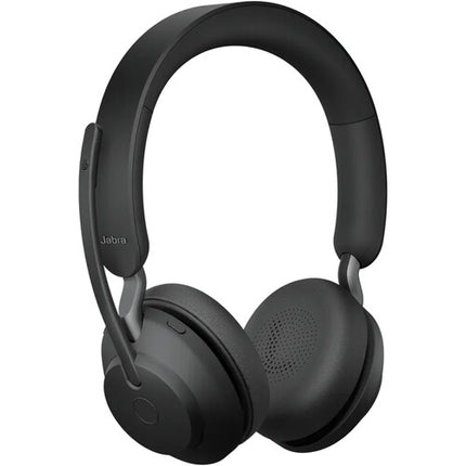 Jabra Evolve2 65 Link 390c Auricular Estéreo Inalámbrico USB-C Bluetooth 40mm Drivers 37 Horas Batería con Soporte de Escritorio