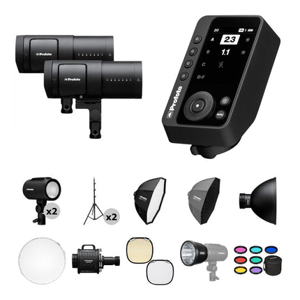 Profoto A2 y B30 Kit de Flash 4 Luces 500Ws 40W LED para Sony