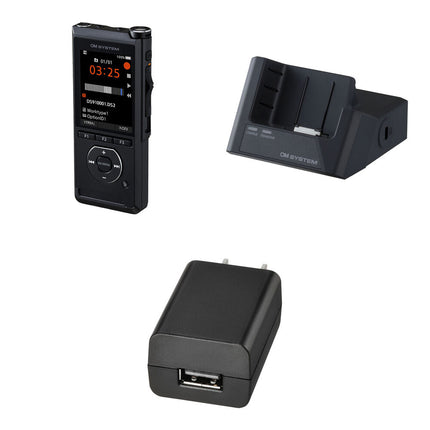 Olympus DS-9100 RCRDR con CR-21 DCK STN y Adaptador F-5AC