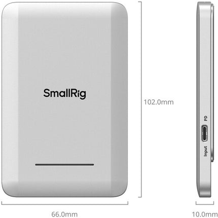 SmallRig SSD portátil 2TB con ranuras UHS-II USB-C y anillo magnético