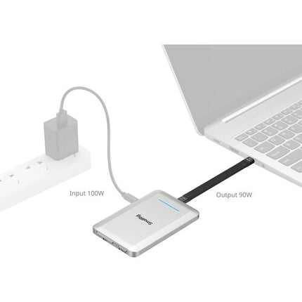 SmallRig SSD portátil 2TB con ranuras UHS-II USB-C y anillo magnético
