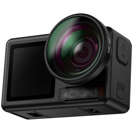 JJC FOV Boost Lens para DJI Osmo Action 5 Pro 4 Ángulo 182° con Estuche Silicona