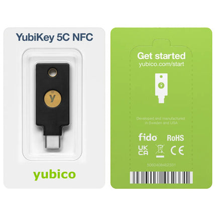 Yubico YubiKey 5C NFC Llave de Seguridad USB-C con NFC y Multi-Protocolo