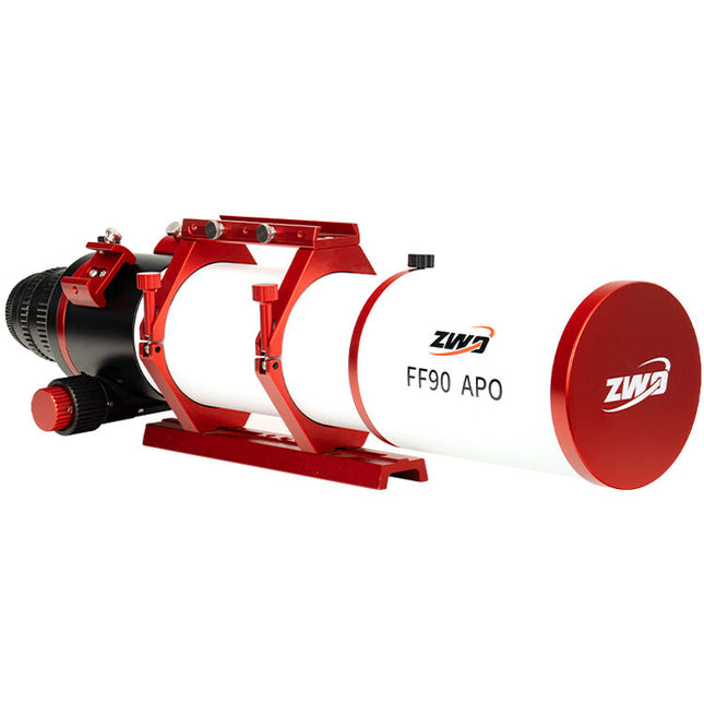 ZWO FF90 APO Telescopio Refractor 90mm 609mm Focal 360° Rotador