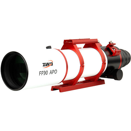 ZWO FF90 APO Telescopio Refractor 90mm 609mm Focal 360° Rotador