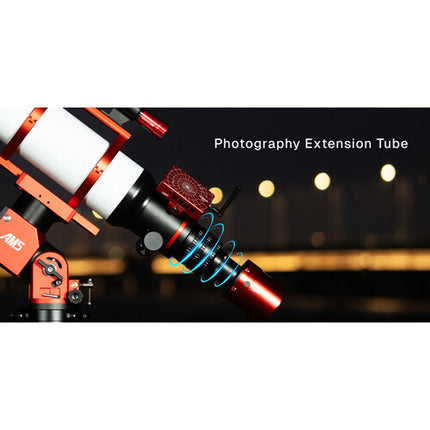 ZWO FF110 APO Refractor Telescopio 110mm Focal 766mm F7 con Dual-Speed Enfoque