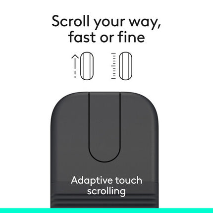 Logitech Mobi Fold Ratón Inalámbrico Bluetooth 4000 dpi Plegable USB-C