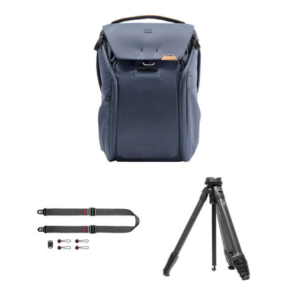 Peak Design Essentials Trifecta Kit Mochila 20L Tripode 60 Pulgadas Correa Ajustable