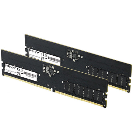 PNY 32GB DDR5 5600 MHz UDIMM Memoria para Escritorio 2x16GB CL46 1.1V