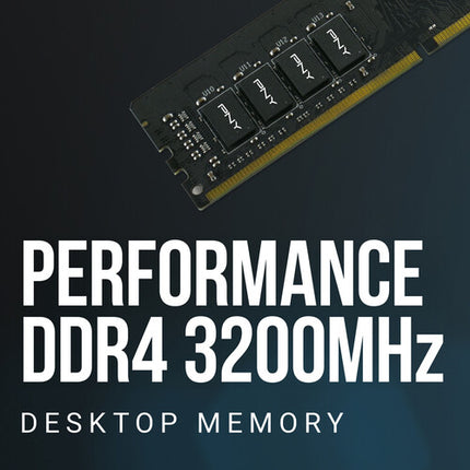 PNY 16GB DDR4 3200 MHz Memoria RAM Kit 2x8GB CL22 1.2V U-DIMM