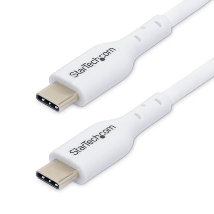 StarTech Cable de carga USB-C 2.0 6 pies 60W 3A Blanco