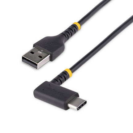 StarTech Cable USB-C a USB-A 2.0 1 pie 480 Mb/s 3A ángulo recto