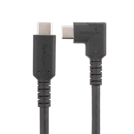 StarTech Cable USB 3.1 Gen2 100W ángulo recto 3.3 pies negro