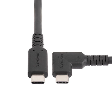 StarTech Cable USB 3.1 Gen2 100W ángulo recto 3.3 pies negro