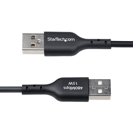 StarTech Cable USB-A a USB-C 2.0 Negro 3 Pies 3A 480Mb/s