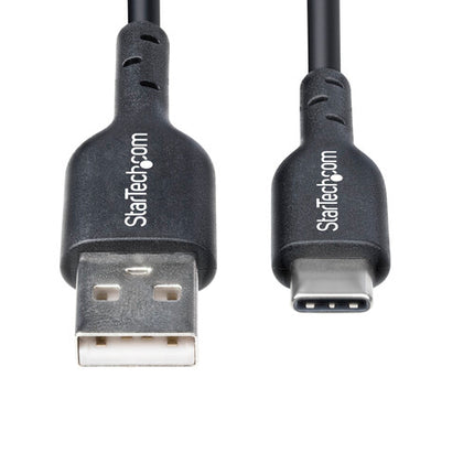 StarTech Cable USB-A a USB-C 2.0 Negro 3 Pies 3A 480Mb/s