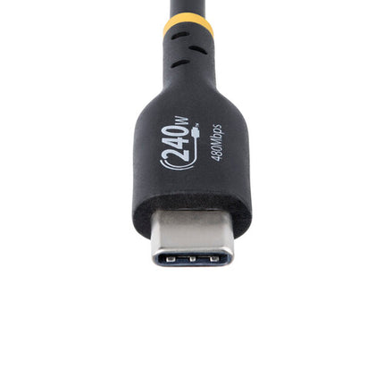 Cable de carga USB-C StarTech 240W 3.1 PD 10 pies negro