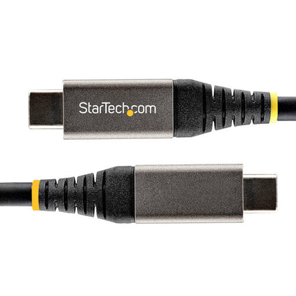 StarTech Cable USB-C 1.6 pies 10Gbps 100W 5A para datos y carga rápida