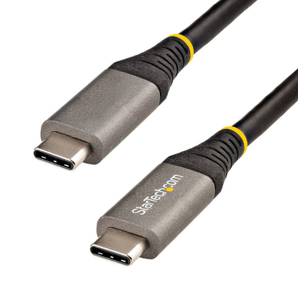 StarTech Cable USB-C 1.6 pies 10Gbps 100W 5A para datos y carga rápida