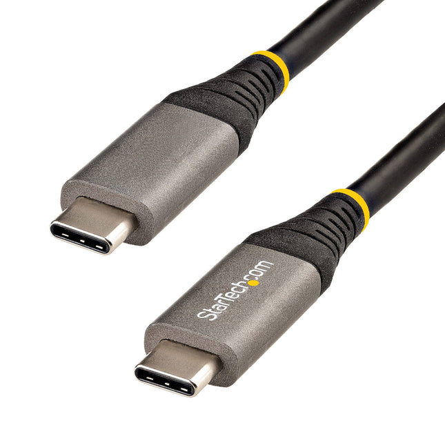 StarTech Cable USB-C 1.6 pies 10Gbps 100W 5A para datos y carga rápida