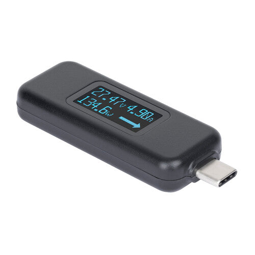 StarTech Medidor de Potencia USB-C Portátil 240W Pantalla Digital Giratoria