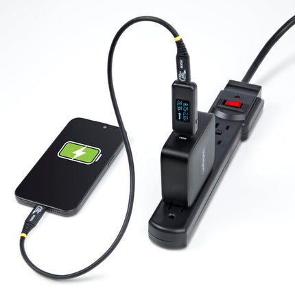 StarTech Medidor de Potencia USB-C Portátil 240W Pantalla Digital Giratoria