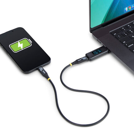 StarTech Medidor de Potencia USB-C Portátil 240W Pantalla Digital Giratoria