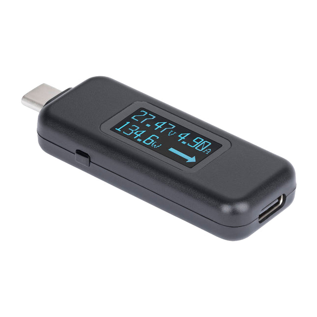 StarTech Medidor de Potencia USB-C Portátil 240W Pantalla Digital Giratoria