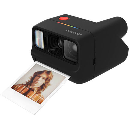 Polaroid Go Generation 3 Cámara instantánea ligera con batería recargable y flash integrado negra