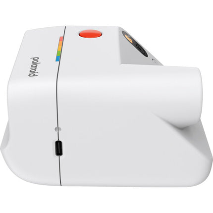 Polaroid Go Generación 3 Cámara instantánea blanca con 8 hojas de película y batería recargable