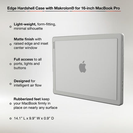 Incase Edge Funda Hardshell para MacBook Pro 16" M3 Protección Completa