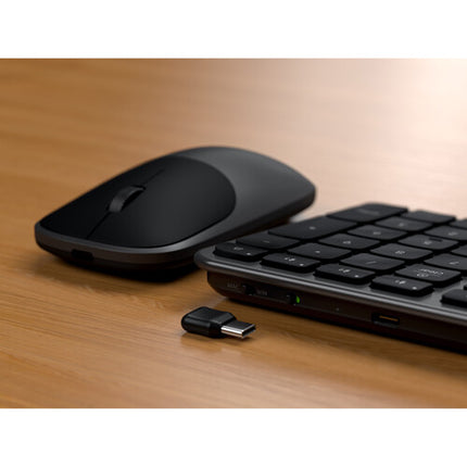 Satechi Slim CEX3 Combo Teclado y Ratón Inalámbrico Bluetooth 5.3 y 2.4 GHz USB-C