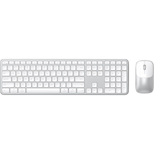 Satechi Slim CEX1 Teclado y Ratón Inalámbrico Negro Espacial Bluetooth 5.3 USB-C