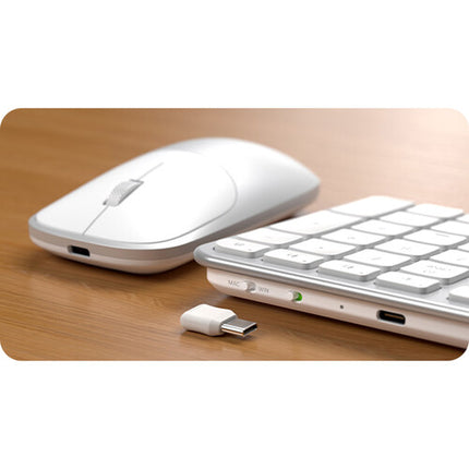Satechi Slim CEX1 Teclado y Ratón Inalámbrico Negro Espacial Bluetooth 5.3 USB-C